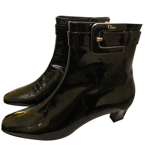 boots dior vernis